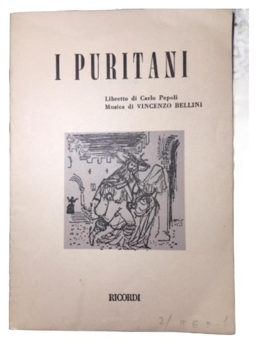 Puritani libretto oper - libretto,