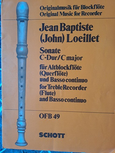 Jean baptiste loeillet sonate - baptiste, loeillet.