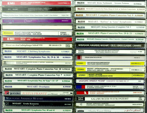Mozart cds konvolut - 38,